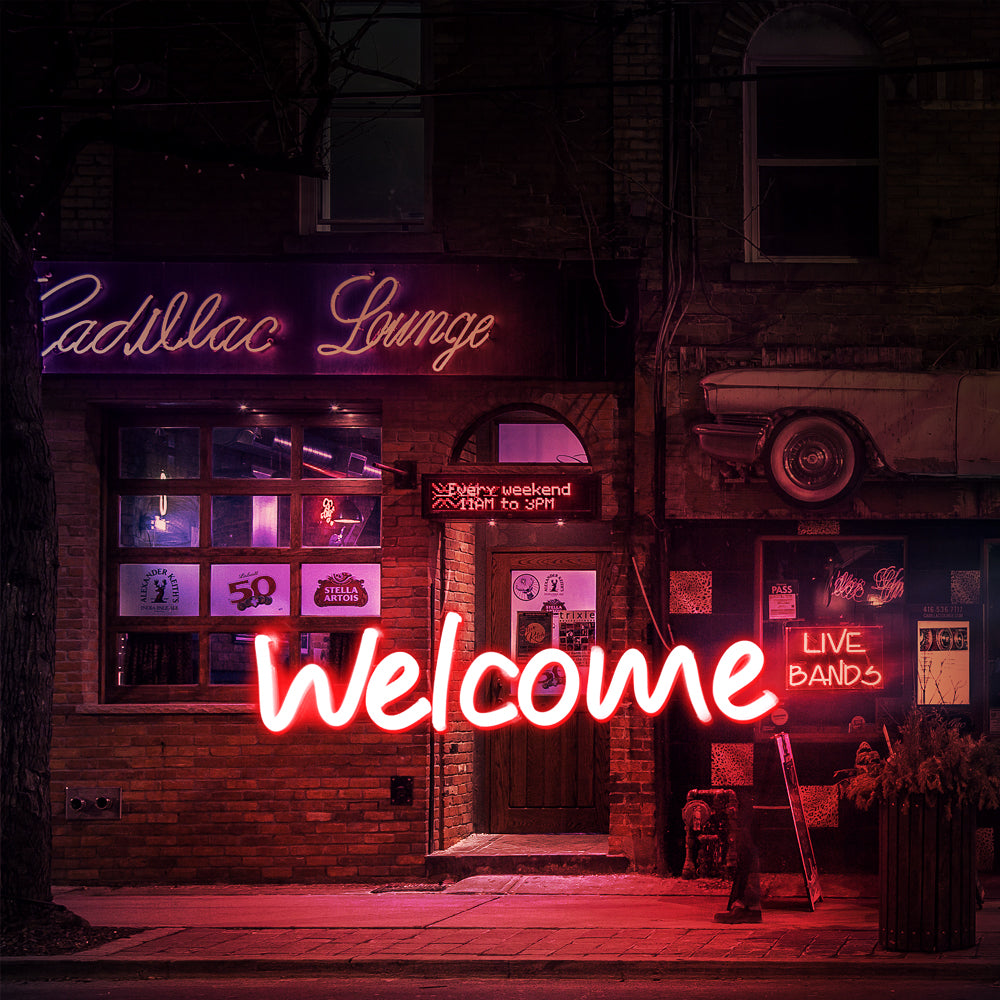 Welcome Neon Sign
