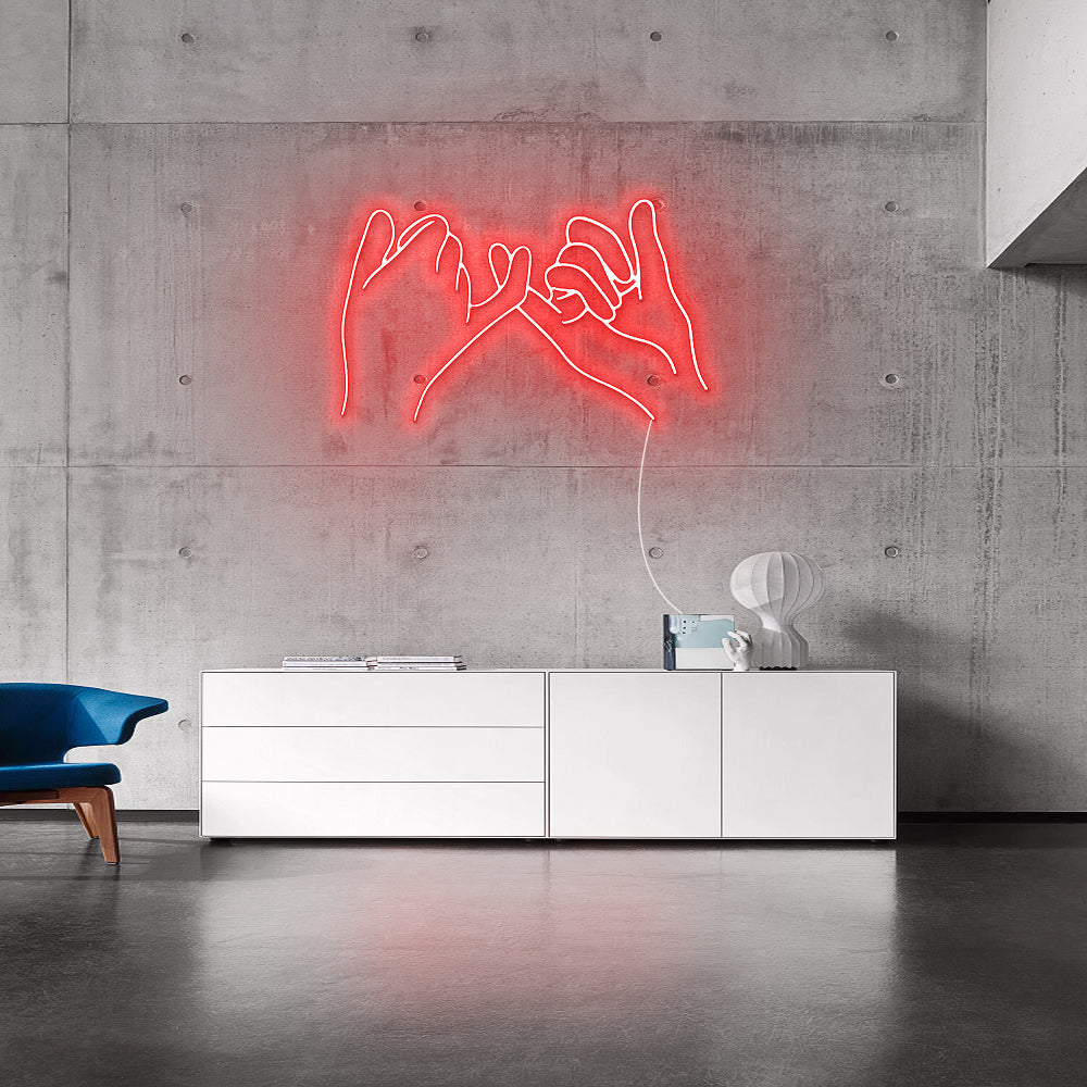 Pinky Promise Neon Sign