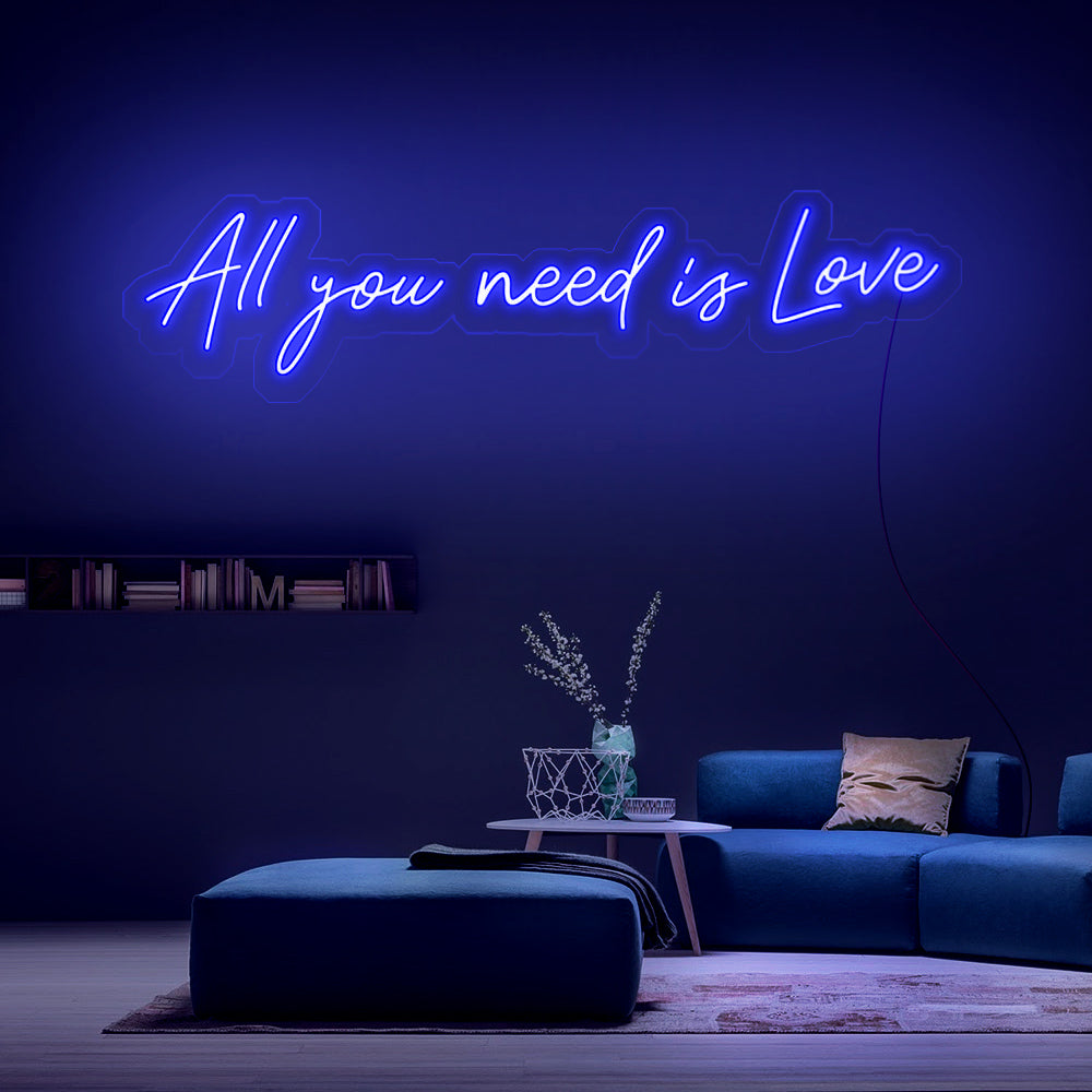 All You Need Is Love Neon sign