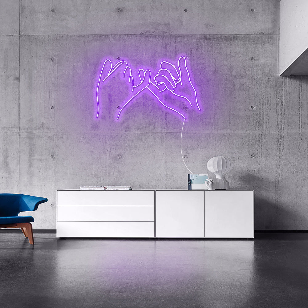 Pinky Promise Neon Sign