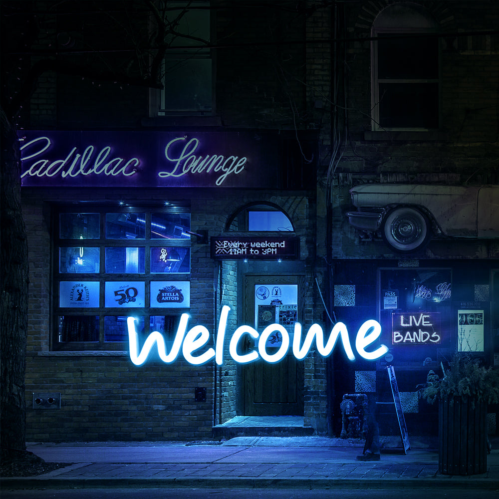 Welcome Neon Sign