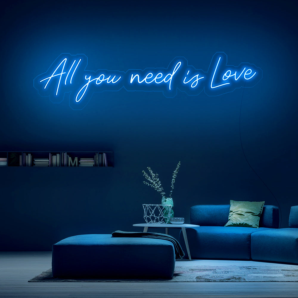 All You Need Is Love Neon sign