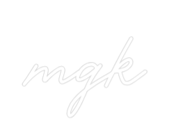 Custom Neon: mgk