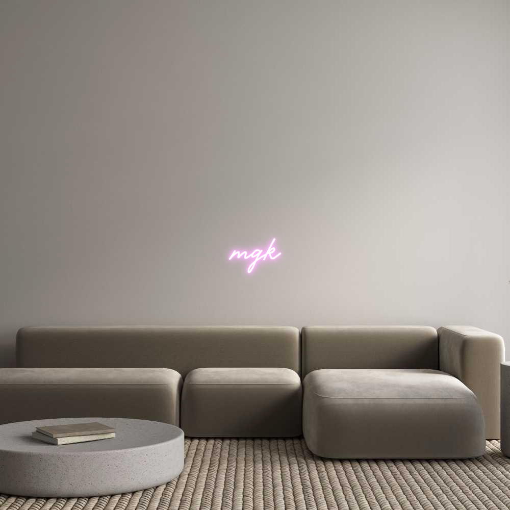 Custom Neon: mgk