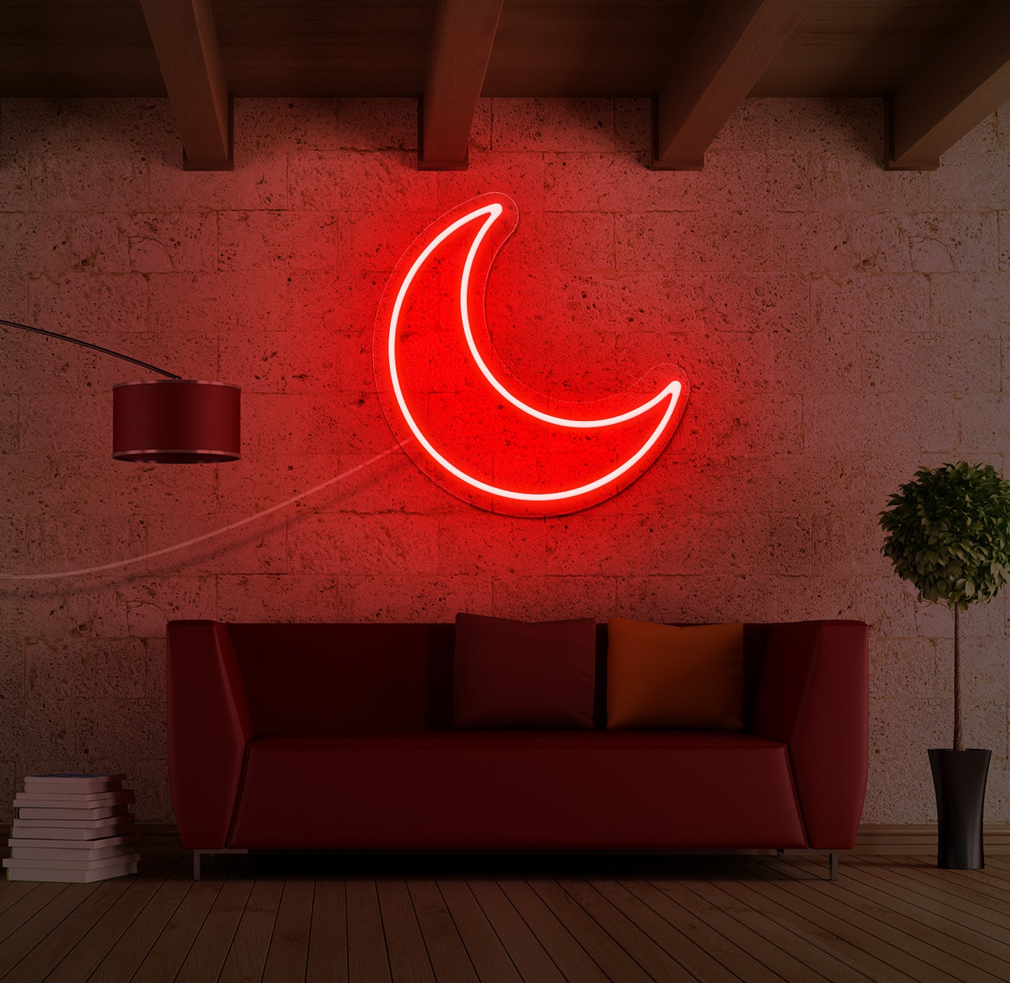 Moon Neon Sign
