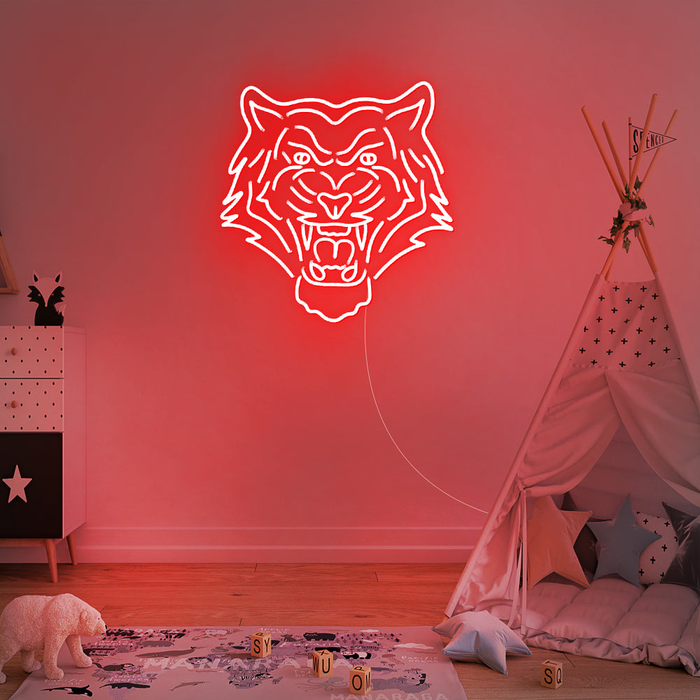 Tiger Wall Art Neon Sign