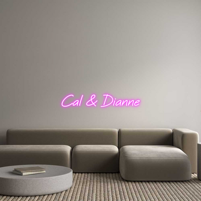 Custom Neon: Cal & Dianne