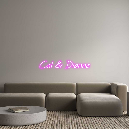 Custom Neon: Cal & Dianne