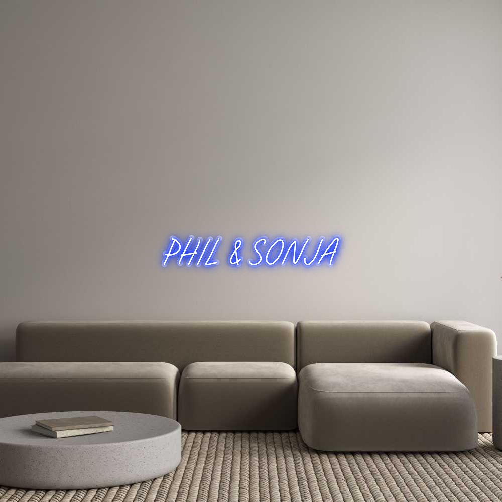 Custom Neon: PHIL & SONJA