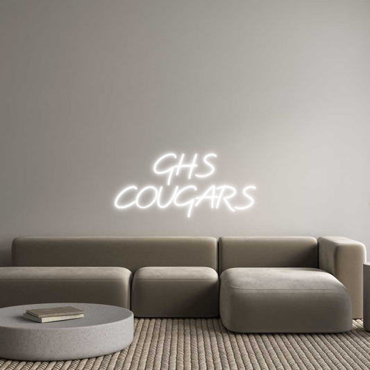 Custom Neon: GHS
COUGARS